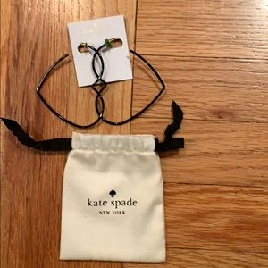 Kate Spade Heart Earrings- Brand new